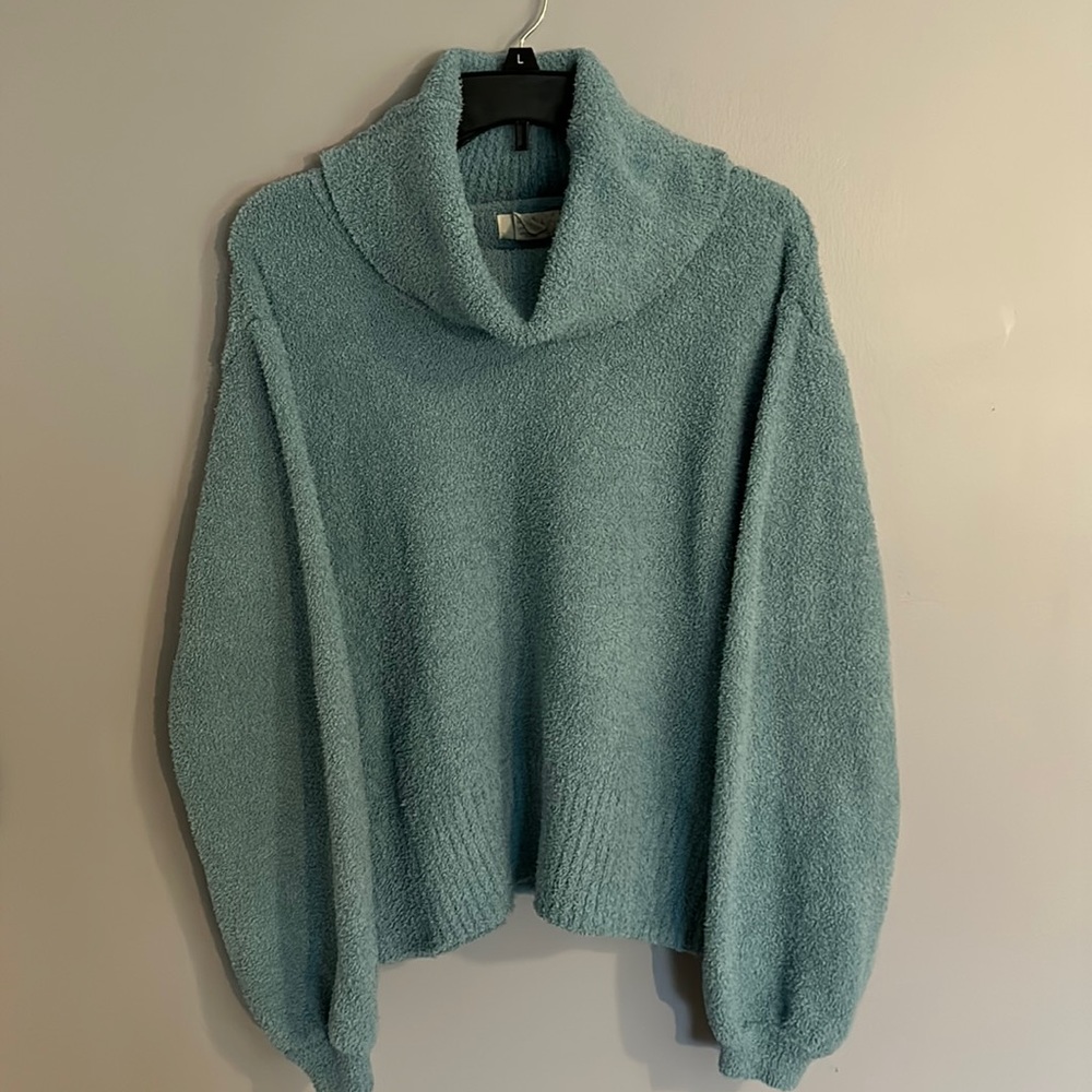 Blue Fuzzy Sweater